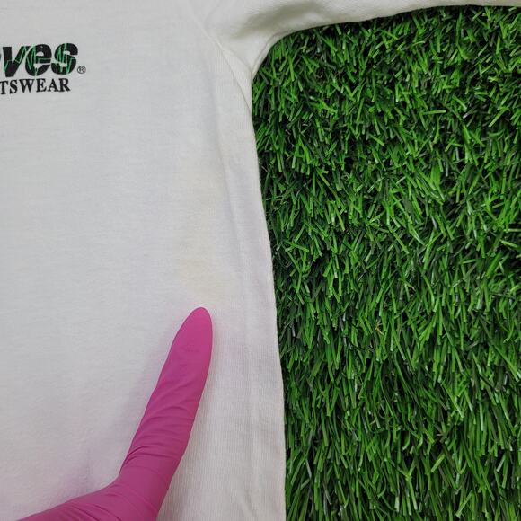 Vintage Brain Waves Sportswear Shirt Medium 20x26 White - Picture 5 of 13